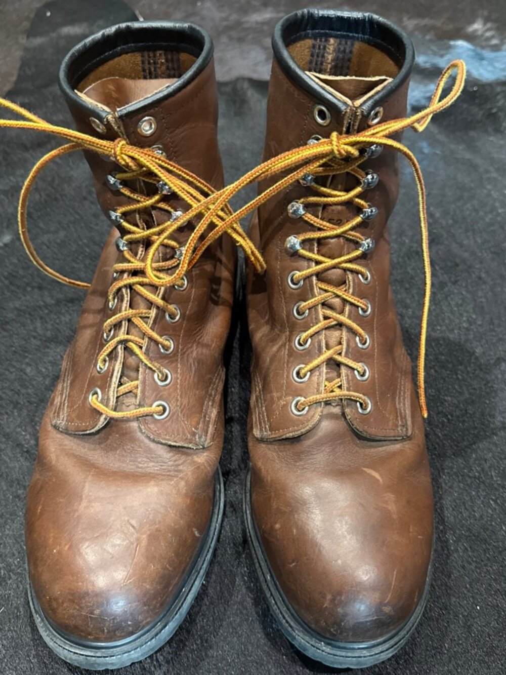 Vintage Red Wing Iron Ranger Boots 2233 US: 8.5 E2 Genuine Leather Steel Toe